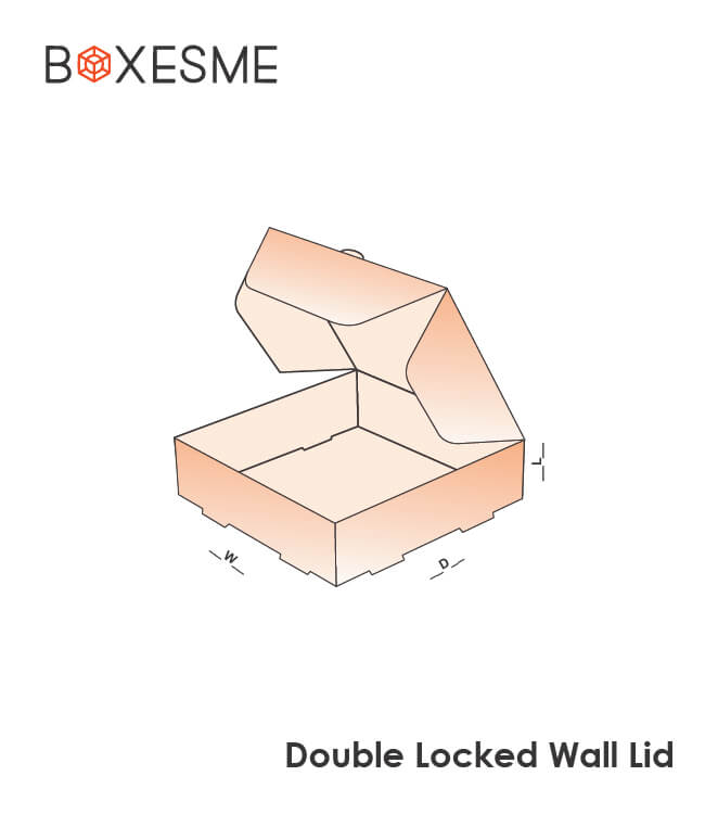 Double Locked Wall Lid Boxes